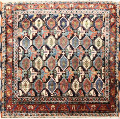 Antique Qashqai bag Rug Unusual