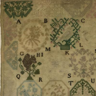 Antique Quaker Sampler 1809 Mary Grigg Banwell