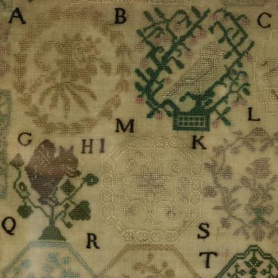 Antique Quaker Sampler 1809 Mary Grigg Banwell