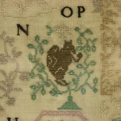 Antique Quaker Sampler 1809 Mary Grigg Banwell