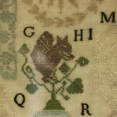 Antique Quaker Sampler 1809 Mary Grigg Banwell