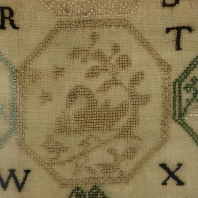 Antique Quaker Sampler 1809 Mary Grigg Banwell