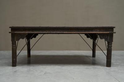 Antique Rajasthan Courtyard Door Dining Table 19th Century