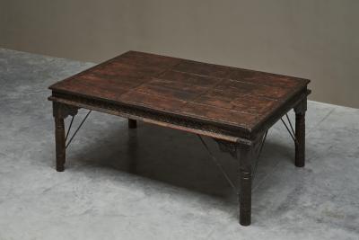 Antique Rajasthan Courtyard Door Dining Table 19th Century