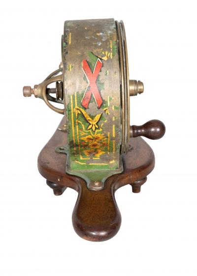 Antique Regency Brass And Painted Tole Fireplace Bellows