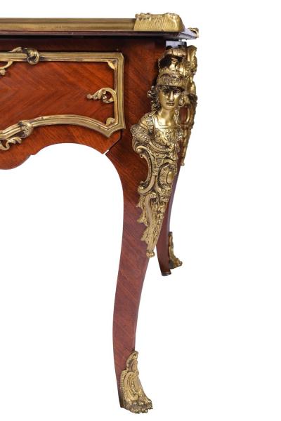 Antique Regency Louis XV style Presidential Bureau Plat Bronze