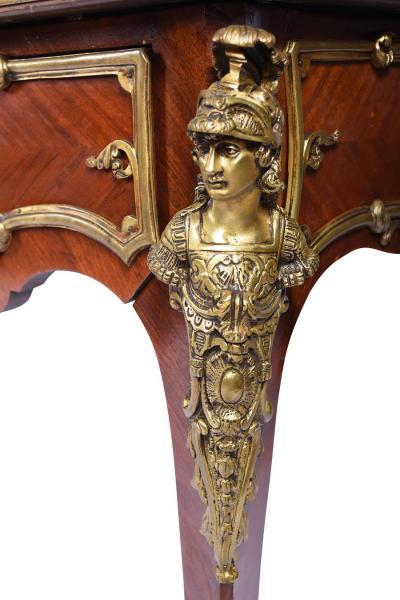 Antique Regency Louis XV style Presidential Bureau Plat Bronze