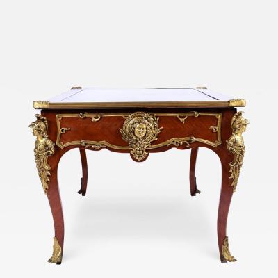 Antique Regency Louis XV style Presidential Bureau Plat Bronze