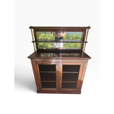 Antique Regency Style Rosewood Chiffonier Sideboard