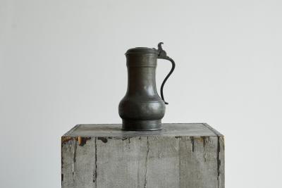 Antique Rembrandt Jug in Pewter The Netherlands 18th Century