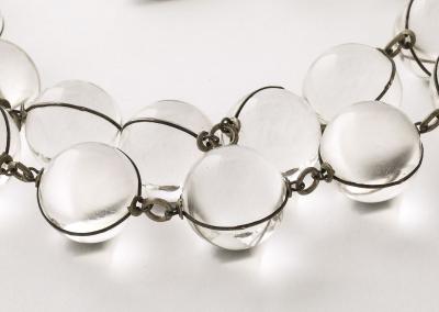Antique Rock Crystal Pools of Light Necklace