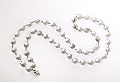 Antique Rock Crystal Pools of Light Necklace