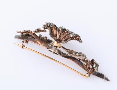Antique Rose Diamond Brooch
