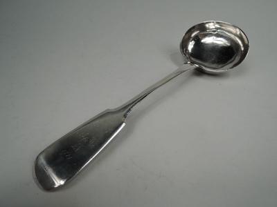 Antique Russian Silver Serving Ladle C 1880