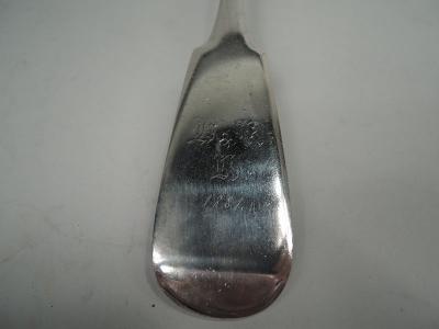 Antique Russian Silver Serving Ladle C 1880