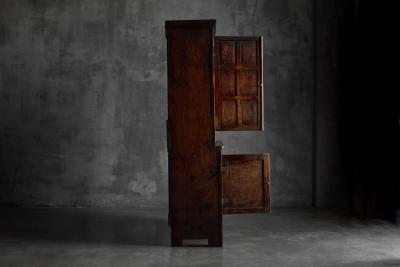 Antique Rustic Cabinet France 19th Century