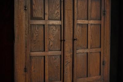 Antique Rustic Cabinet France 19th Century