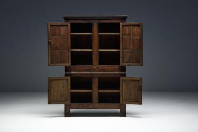 Antique Rustic Cabinet France 19th Century