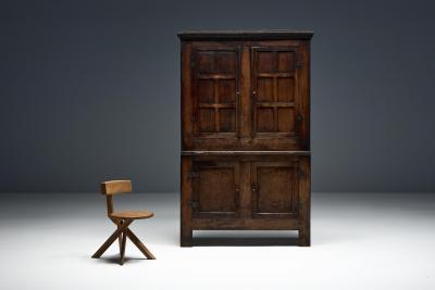 Antique Rustic Cabinet France 19th Century