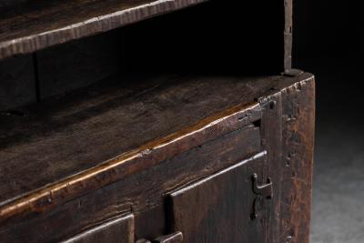 Antique Rustic Cabinet France Early 18th Century