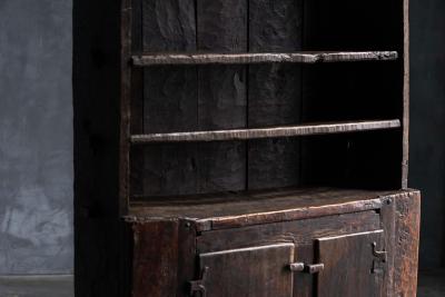 Antique Rustic Cabinet France Early 18th Century