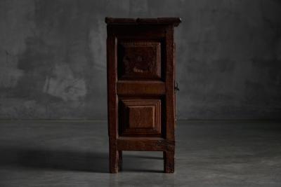 Antique Rustic Oak Cabinet France 19th Century
