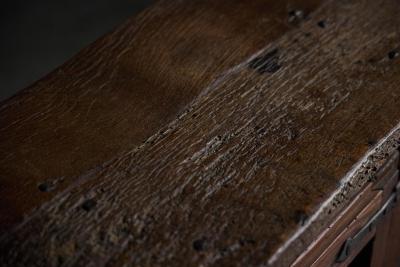 Antique Rustic Oak Cabinet France 19th Century