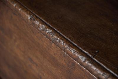 Antique Rustic Oak Coffer England Early 18th Century