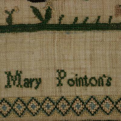 Antique Sampler 1792 by Mary Pointon
