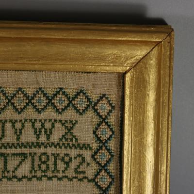 Antique Sampler 1792 by Mary Pointon