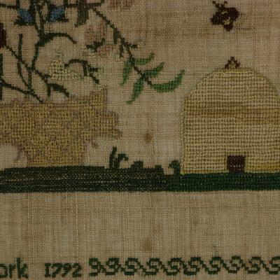 Antique Sampler 1792 by Mary Pointon