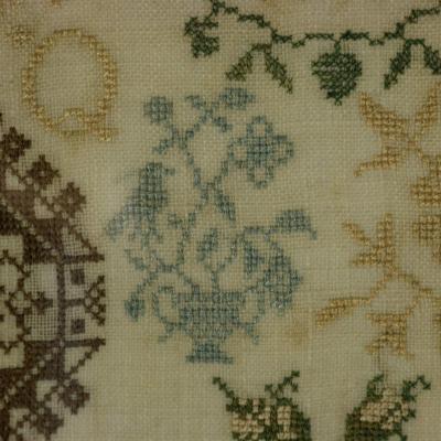 Antique Sampler 1805 Elizabeth Gregory Ackworth School
