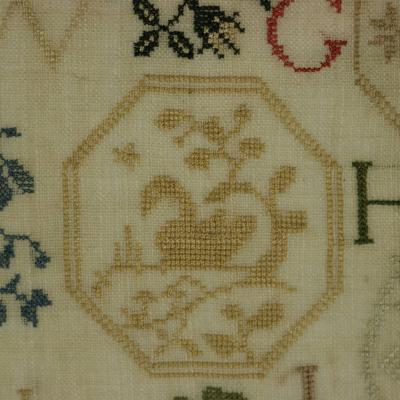 Antique Sampler 1805 Elizabeth Gregory Ackworth School