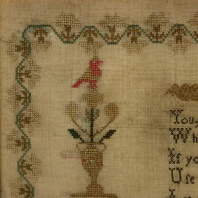 Antique Sampler 1815 by Ann Platt Aged 11