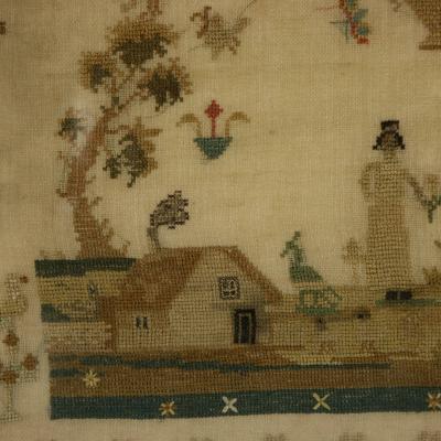 Antique Sampler 1815 by Ann Platt Aged 11