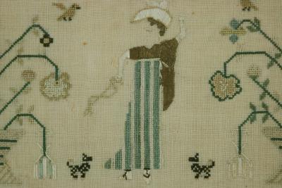 Antique Sampler 1821 by Susanna Farrow