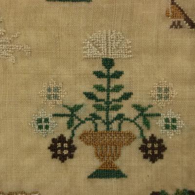 Antique Sampler 1825 by Mary Walter