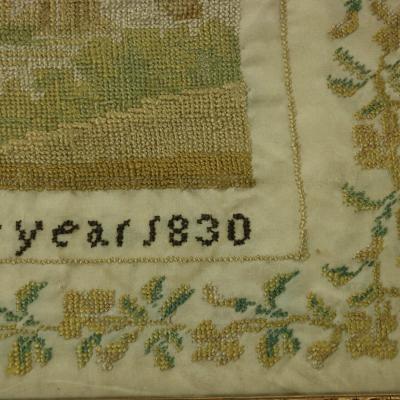 Antique Sampler 1830 by M Forrest