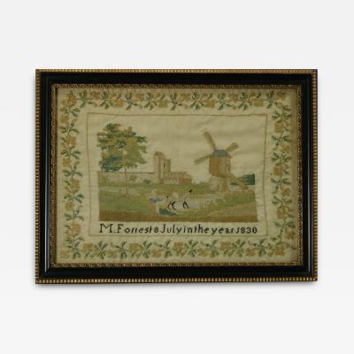 Antique Sampler 1830 by M Forrest