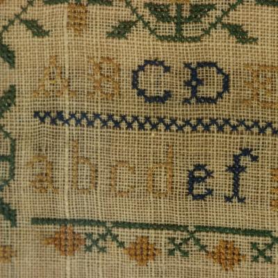 Antique Sampler 1840 By Elizabeth Ann Fox