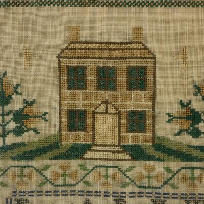 Antique Sampler 1840 By Elizabeth Ann Fox