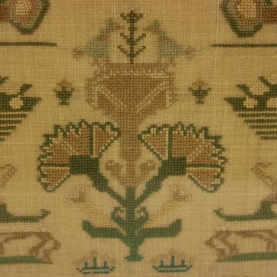 Antique Sampler 1849 by Jane Joslin