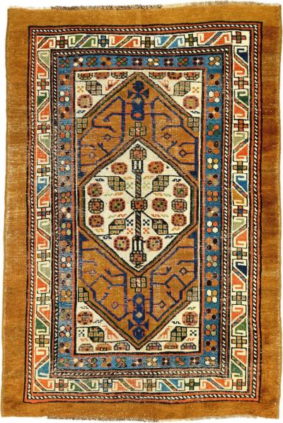 Antique Sarab Rug 3 9 x 5 7 