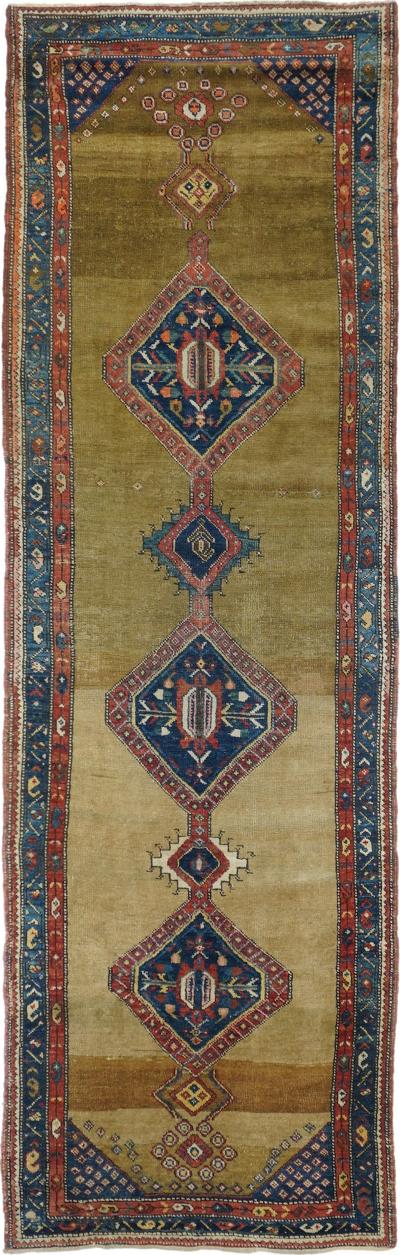 Antique Sarab Runner 3 6 x 11 4 