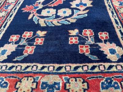 Antique Sarouk Mohajeran Oriental Rug c 1910