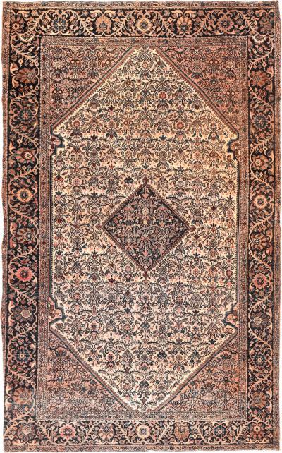 Antique Sarouk Rug 4 1 x 6 5 