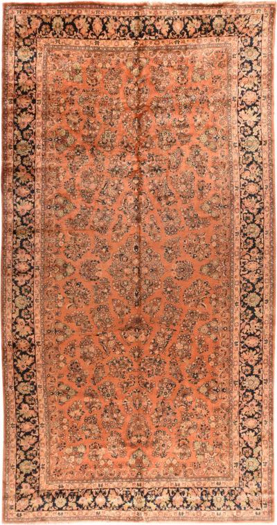 Antique Sarouk Rug 8 11 x 17 8 