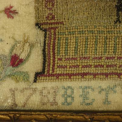 Antique Scottish Sampler 1781 by Betty Ferguson