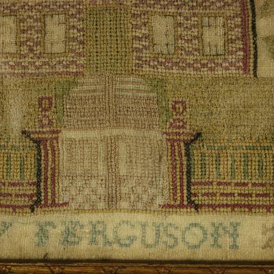 Antique Scottish Sampler 1781 by Betty Ferguson