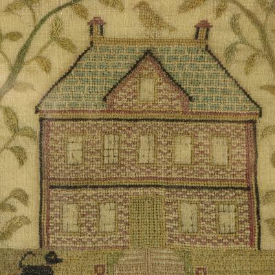 Antique Scottish Sampler 1781 by Betty Ferguson